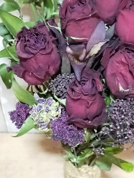 プロポーズの花束を記念にとっておきたい ドライフラワー加工 花かんざし Flowershop Paperdaisy